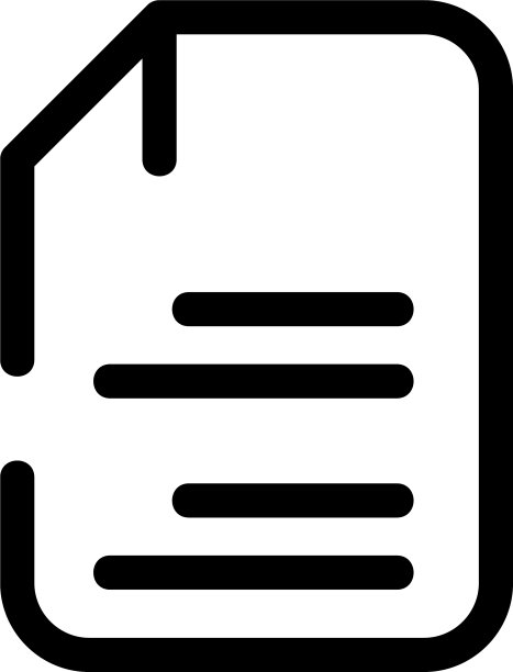 文档图标或徽标隔离符号图片下载