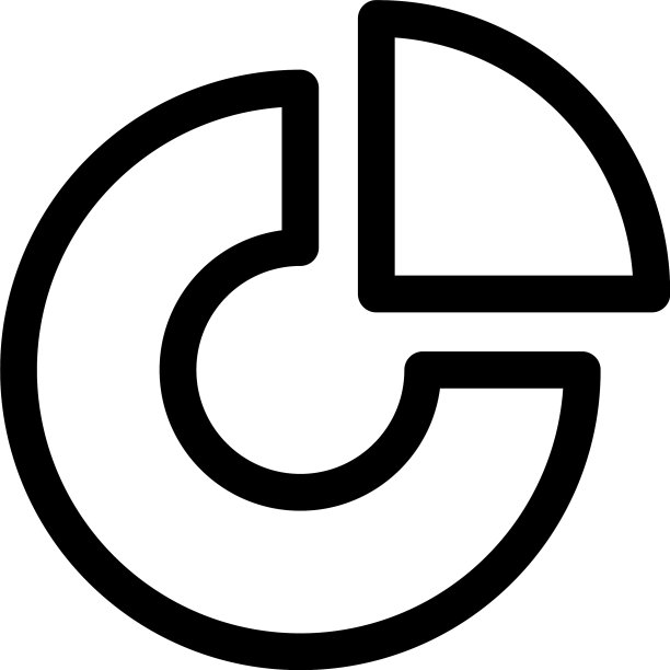 甜甜圈图表图标或标志孤立符号符号图片下载