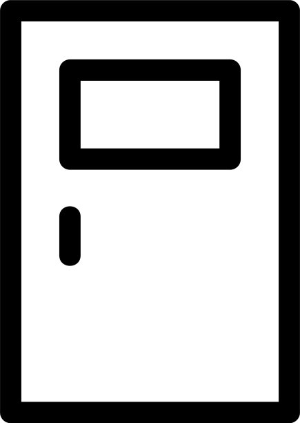 门图标或标志孤立标志符号图片下载