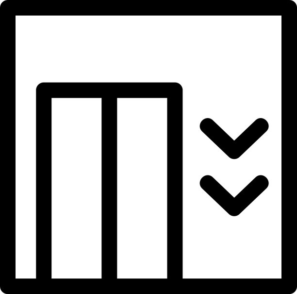 升降标志或标志孤立标志符号图片下载