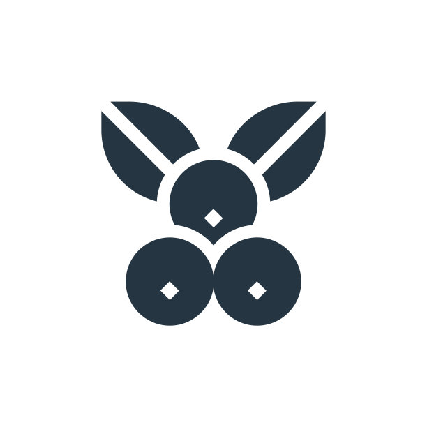 蓝莓图标。字形蓝莓图标用于网站设计和移动，应用程序开发，打印。蓝莓图标从填充春季收集孤立的白色背景。图片下载