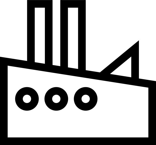 工厂标志或标志孤立标志符号图片下载