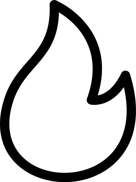 火图标或标志孤立标志符号图片下载