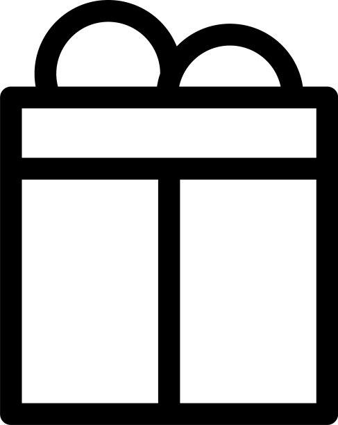礼品图标或标志孤立标志符号图片下载