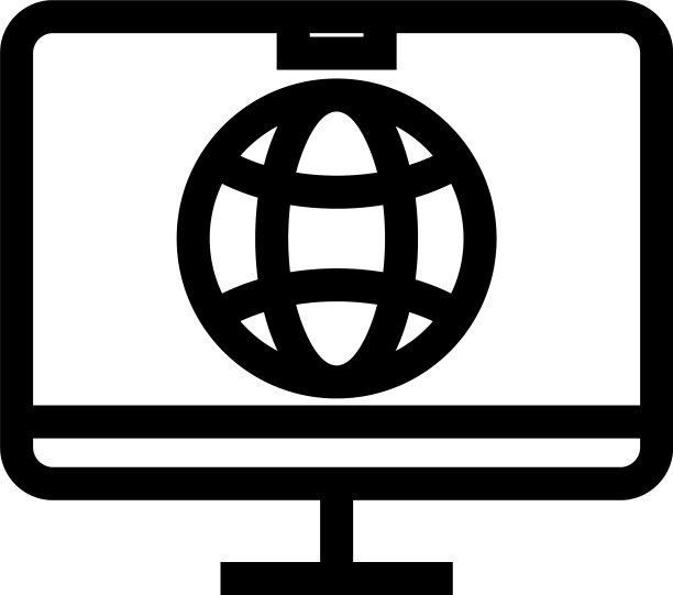 全球网络图标或标志孤立符号符号图片下载