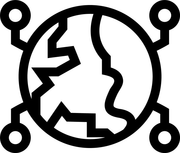 全球网络图标或标志图片下载