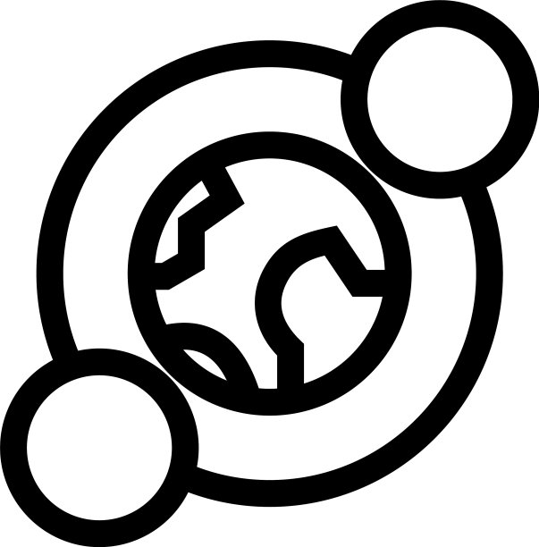 全球网络图标或标志孤立符号符号图片下载