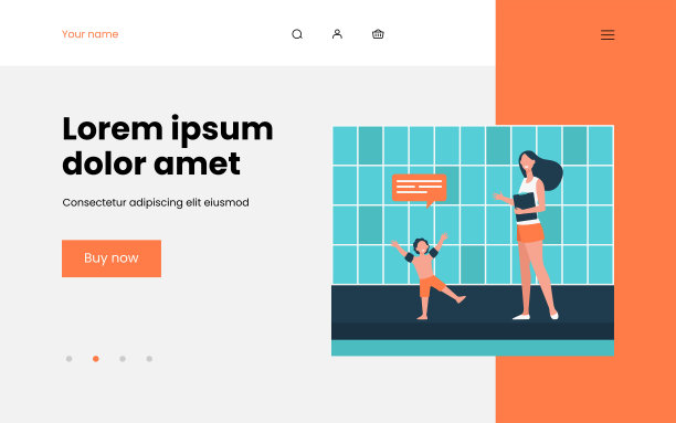 男孩在游泳池和女教练聊天图片下载