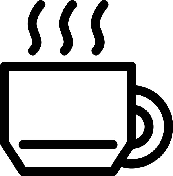 热饮图标或标志孤立标志符号图片下载