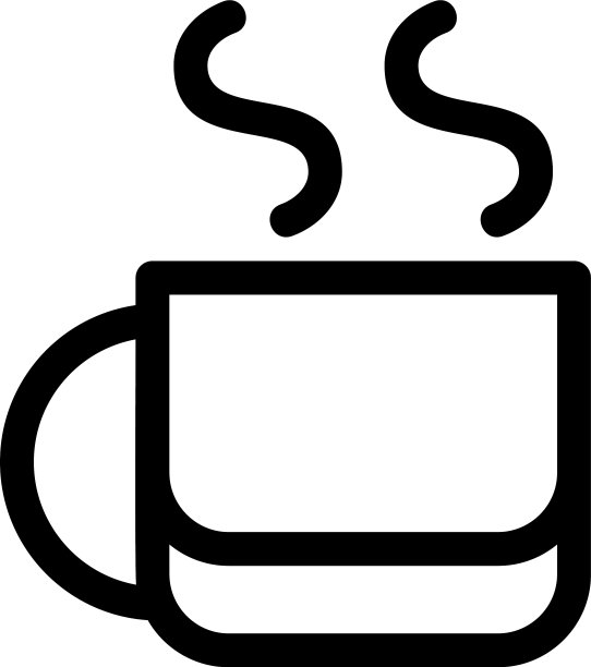 热饮图标或标志孤立标志符号图片下载