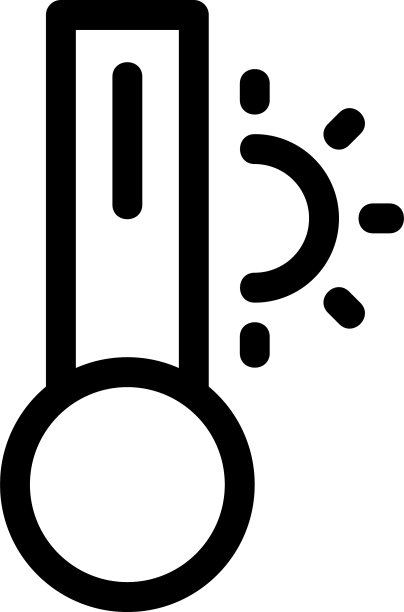 热温度图标或标志孤立标志符号图片下载