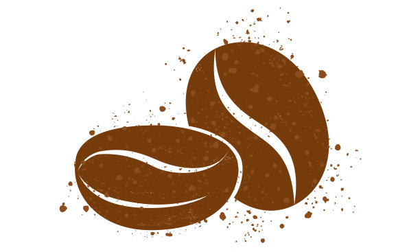 矢量复古插图的咖啡豆。图片下载
