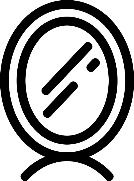 镜像图标或标志孤立的标志符号图片下载