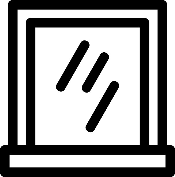 镜像图标或标志孤立的标志符号图片下载