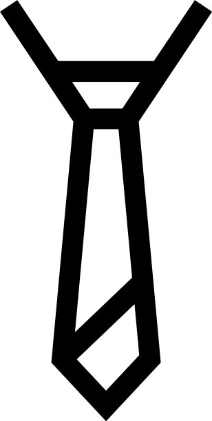 领带图标或标志孤立标志符号图片下载