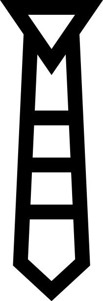 领带图标或标志孤立标志符号图片下载