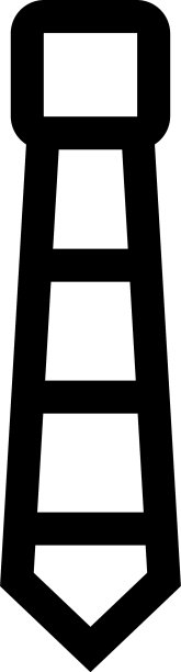 领带图标或标志孤立标志符号图片下载