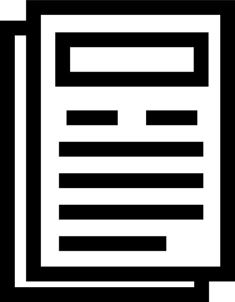 报纸图标或标志孤立标志符号图片下载