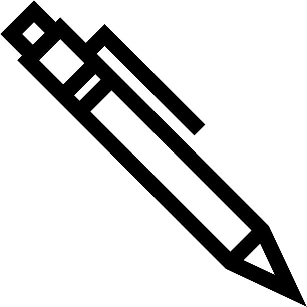 钢笔图标或logo独立标志符号图片下载