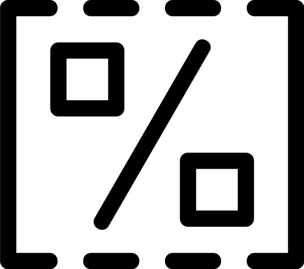 百分比图标或logo独立标志符号图片下载