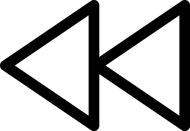 反向图标或标志孤立的标志符号图片下载