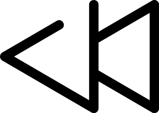 反向图标或标志孤立的标志符号图片下载