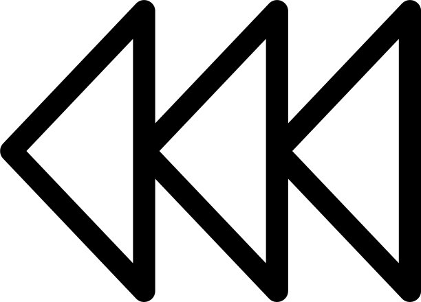 反向图标或标志孤立的标志符号图片下载