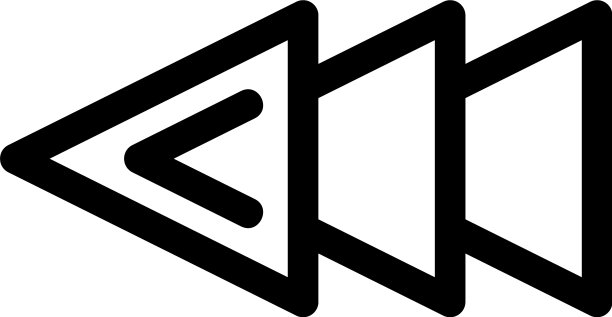 反向图标或标志孤立的标志符号图片下载