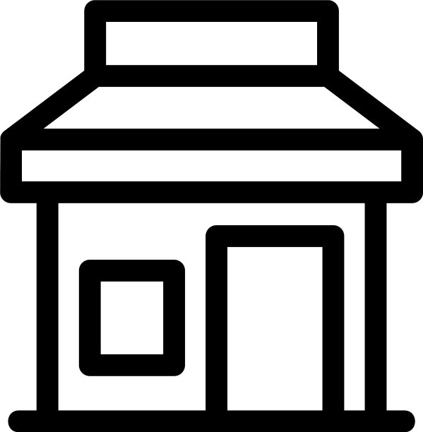 商店图标或标志孤立标志符号图片下载