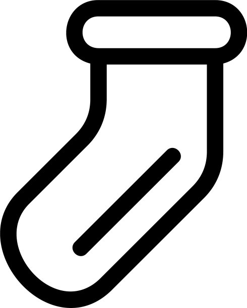 长筒袜图标或标志图片下载