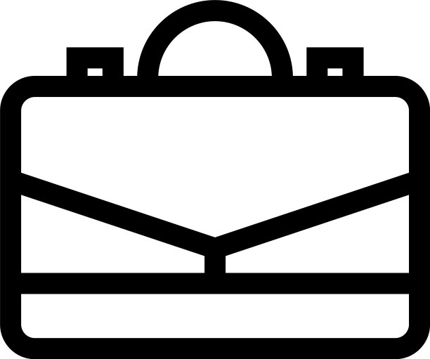 手提箱图标或标志孤立标志符号图片下载