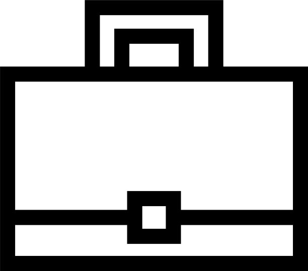 手提箱图标或标志孤立标志符号图片下载