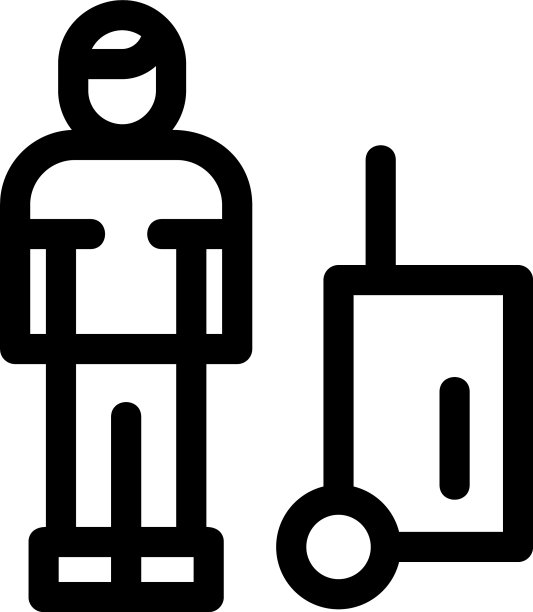 旅行者图标或标志孤立的标志符号图片下载