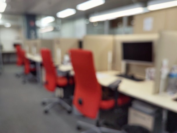 背景模糊的呼叫中心图片下载