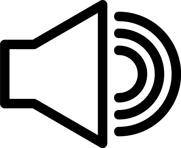 音量图标或徽标孤立符号图片下载