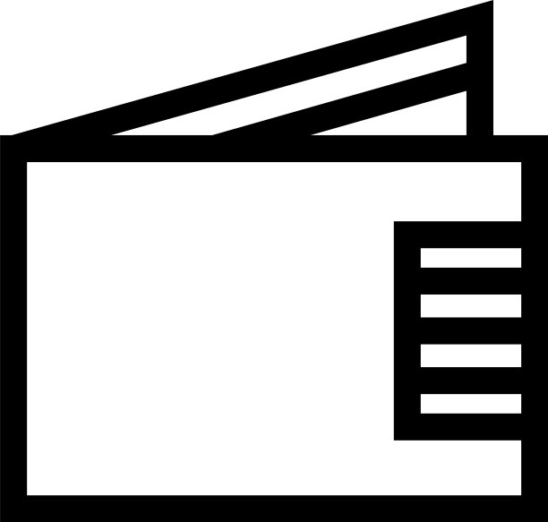 钱包图标或标志孤立标志符号图片下载