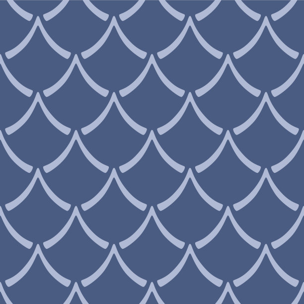 日本峰曲线波矢量无缝模式图片下载