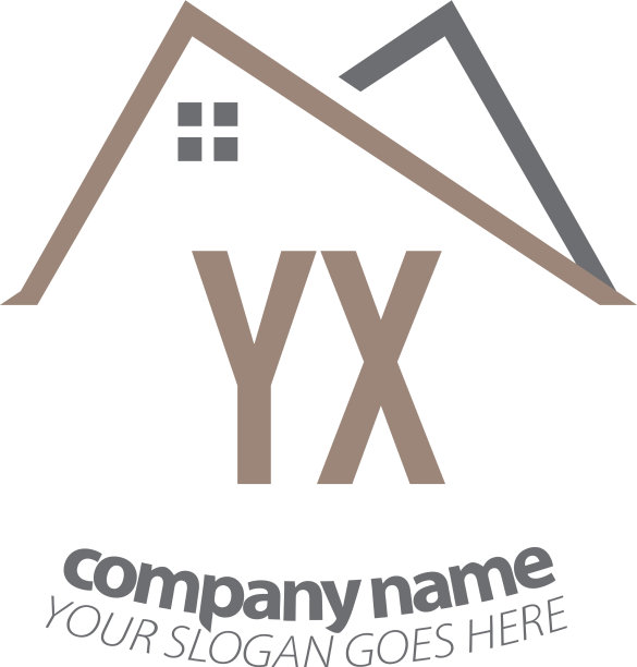 首字母yx家标志设计模板图片下载