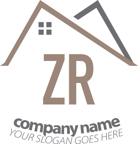 首字母zr家标志设计模板图片下载
