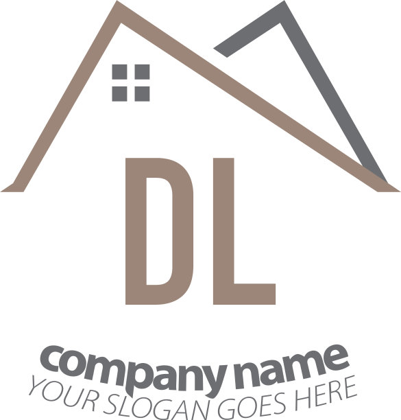 首字母dl家标志设计模板图片下载