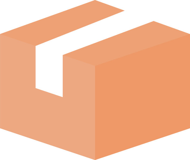 白色背景上的盒子图片下载