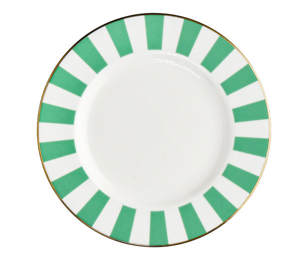 白色板与绿色边缘，孤立在白色背景与剪辑路径，顶视图图片下载