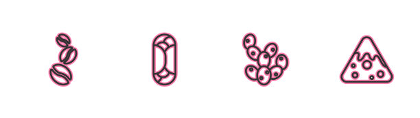 咖啡、仙人掌、玉米煎饼和玉米片图片下载