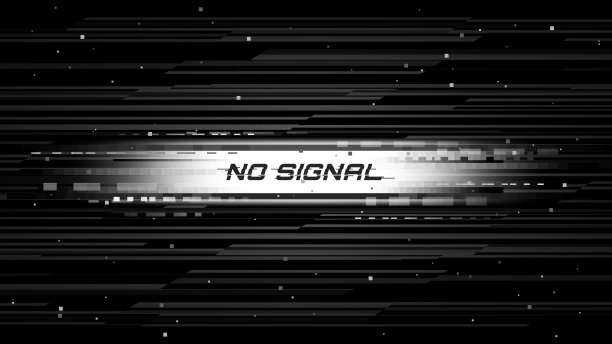 没有信号屏幕故障，广播背景故障图片下载