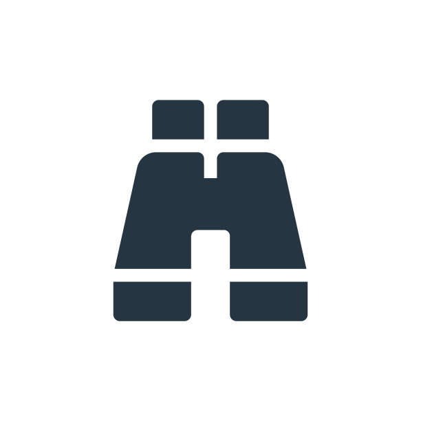 双筒望远镜图标。字形双筒图标，用于网站设计和移动，应用程序开发，打印。望远镜图标从填充支持收集孤立的白色背景。图片下载