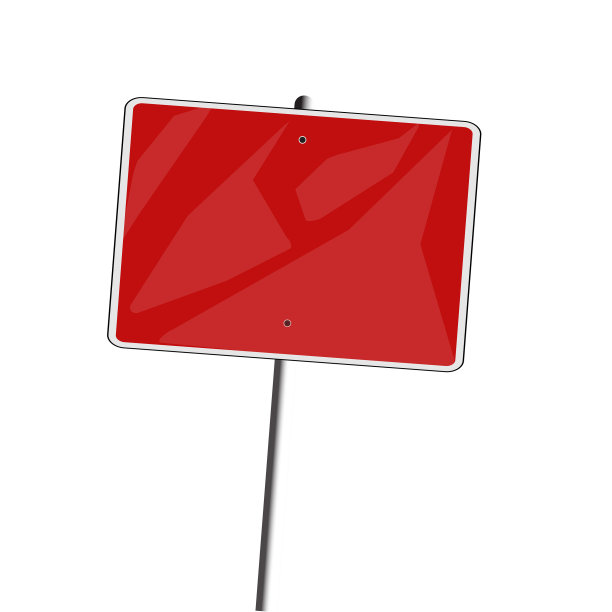 破旧的道路信息板图片下载