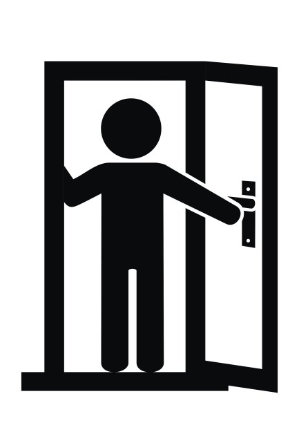 人在开门，eps。图片下载