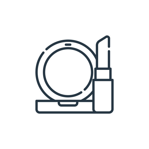 从卫生例行概念构成图标矢量。细线插图的化妆可编辑的笔触。制作线性符号用于web和移动应用程序，标志，印刷媒体。图片下载