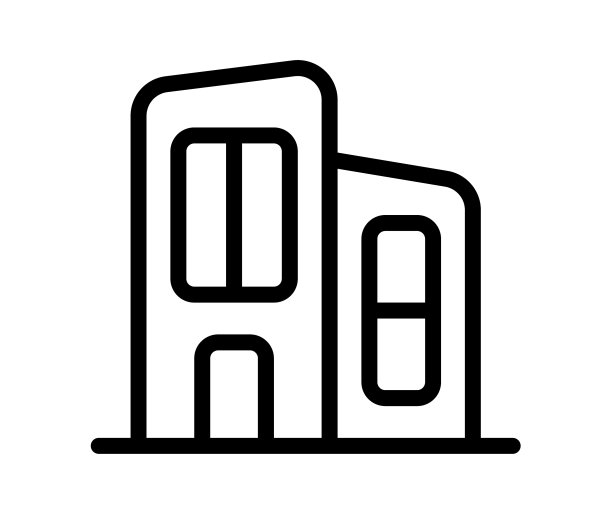 办公大楼工作空间单一孤立图片下载