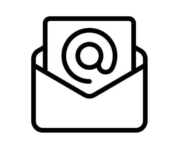带信封的电子邮件独立图标图片下载